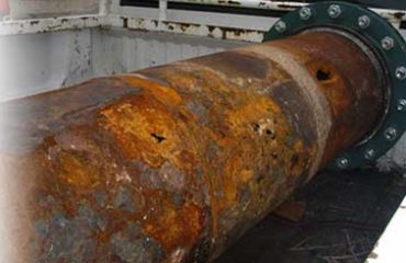 Sample corrosion of pipes